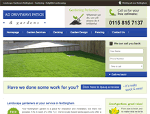 Tablet Screenshot of gardenersnottingham.co.uk